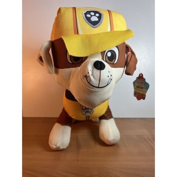 Rubble Nickelodeon Paw Patrol  Jumbo Plush With Tag - Picture 1 of 9